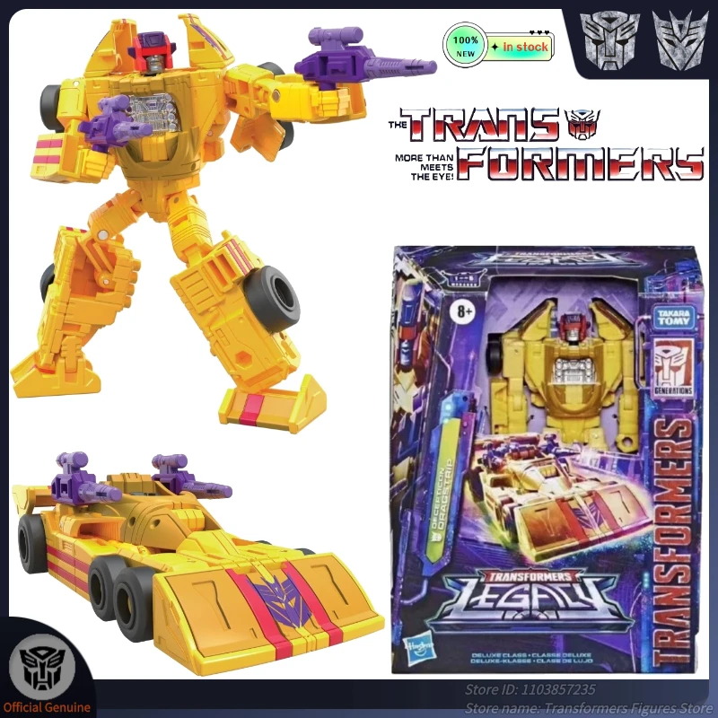 ของเล่นหุ่นยนต์ทรานส์ฟอร์เมอร์ของแท้ใหม่แกะกล่อง ซีรีส์ G D Dragstrip G1 โมเดลแอ็คชั่นฟิกเกอร์การ์ตูนจากภาพยนตร์  แบบขยับได้ ของขวัญยอดนิยม