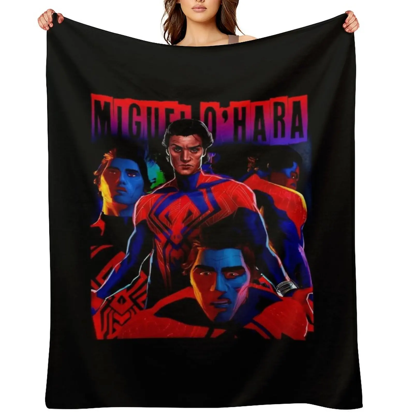 Miguel O'Hara Classic Throw Blanket Soft Big Weighted cosplay anime Single Blankets