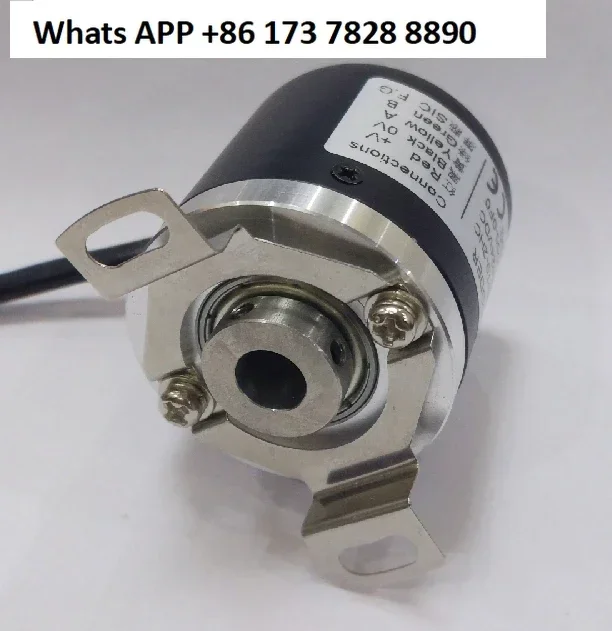 NPN PNP Incremental Rotary Encoder, Hollow Shaft Encoder ZKP3808 AB Phase 100 1000 Pulses