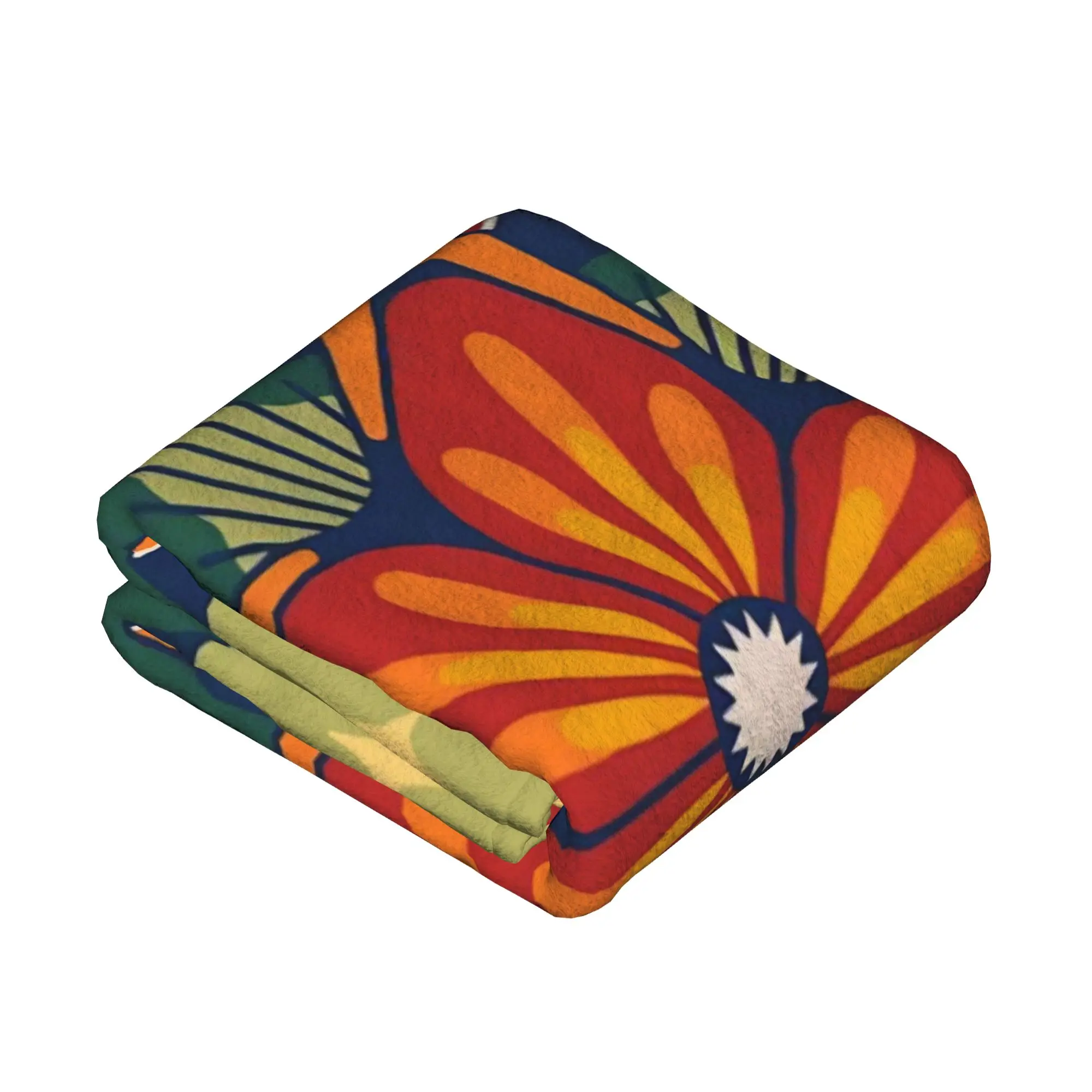 Maligayang Pasko Parol Flannel Blankets Philippine Merry Christmas Novelty Throw Blankets for Home 150*125cm Rug Piece