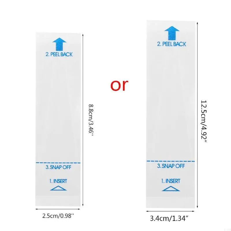 E1PD Thermometer Probe Covers 100 Packs Universal and Disposable Probe Cover for Digital Thermometer for Accurate Sanitary
