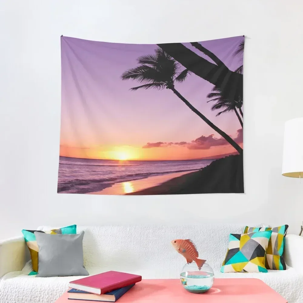 

Purple Maui Sunset Tapestry Home Supplies Wallpapers Home Decor Bedrooms Decorations Things To Decorate The Room Tapestry