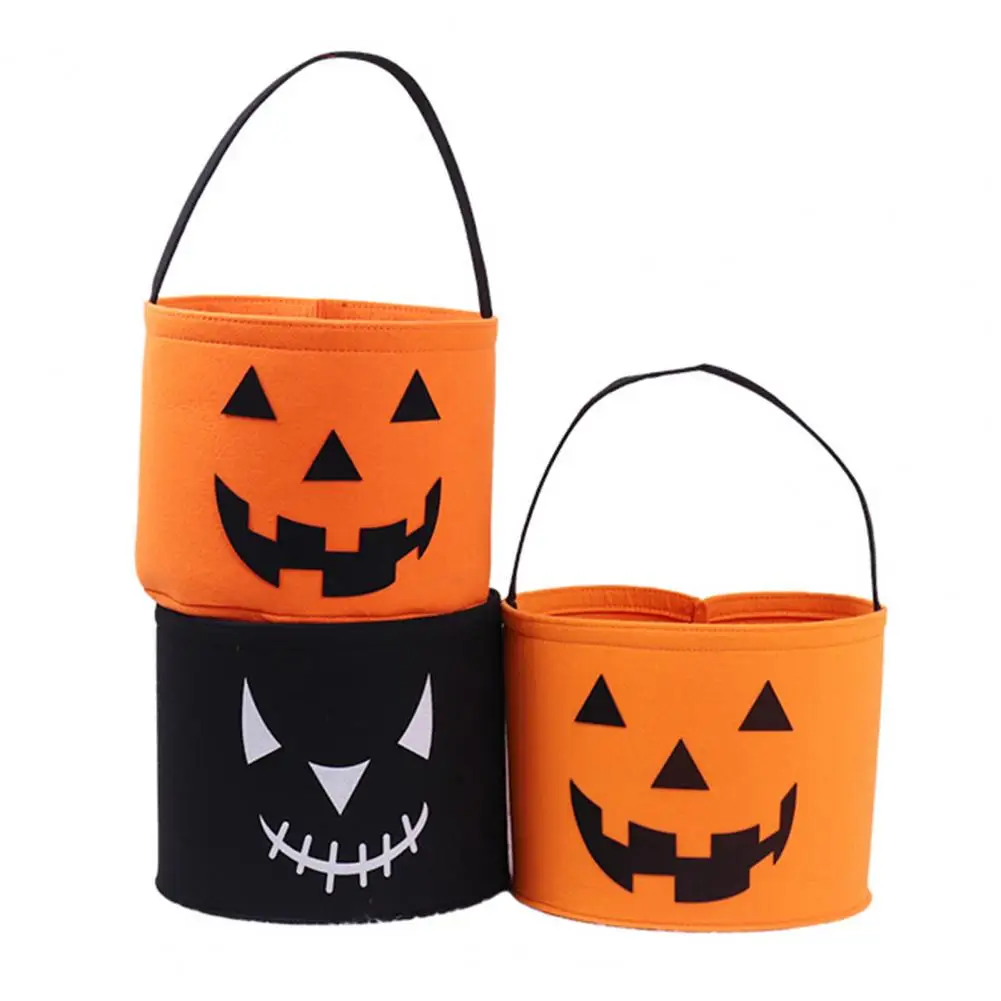 

Trick Toys for Halloween Halloween Party Decorations Halloween Candy Bucket Pumpkin Holder Set for Trick or Treat for Party