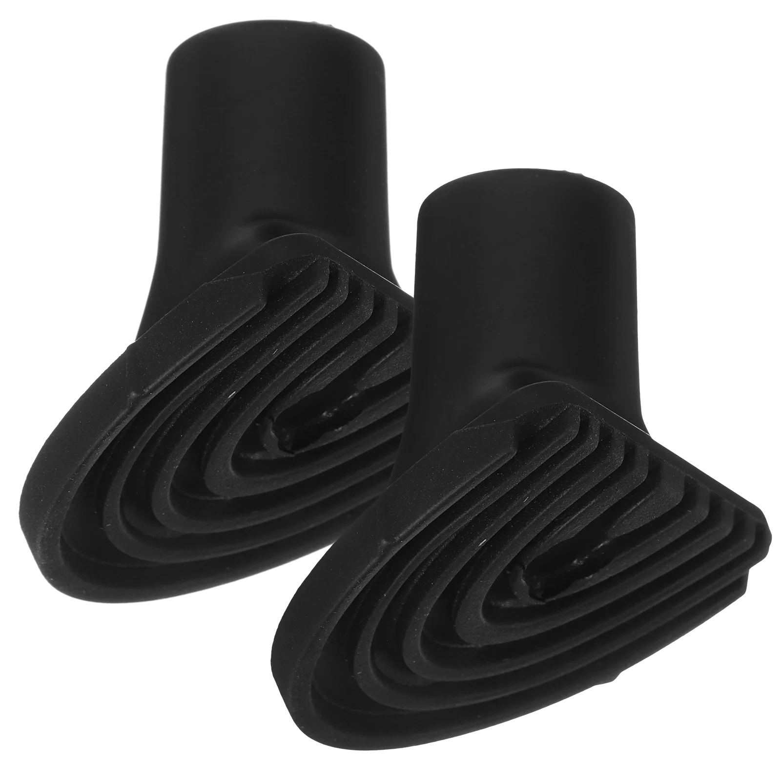 

2 Pcs Bag Rubber Feet Black Golf Stand Replacement Replaceable Stoppers Storage Sturdy Household Coasters Practical