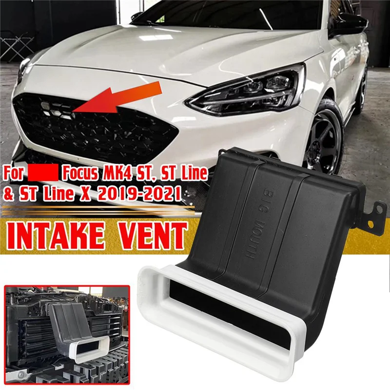 For Ford Focus MK4 Air Inlet Tuyere Intake Duct Hatchback 4D Sedan 5D Tuning Car Accessories 2019 2020 2021 White