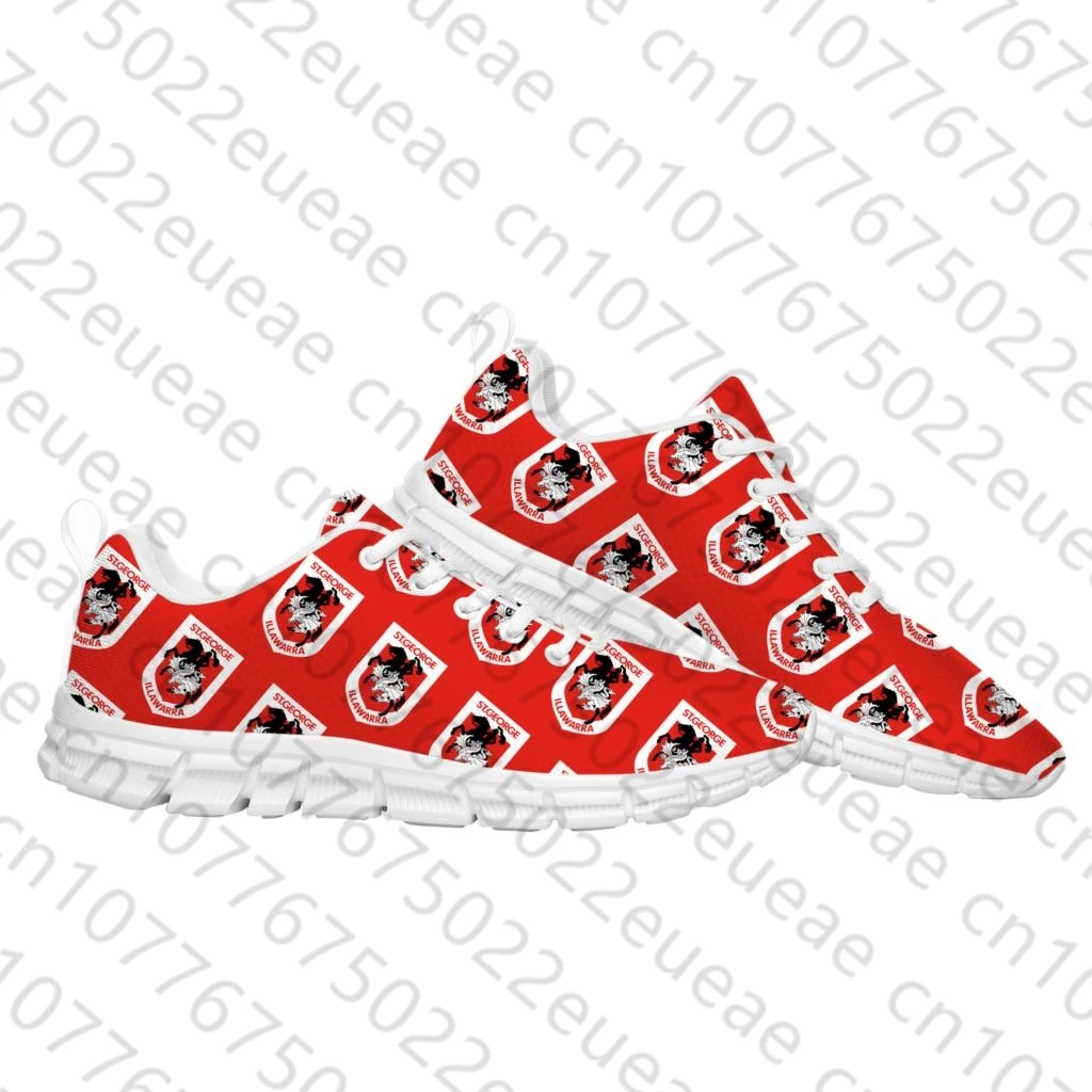 St.George Illawarra Dragons  Australian Rugby Sports Shoes Mens Womens Teenager Kids Children Sneakers High Quality Parent DIY