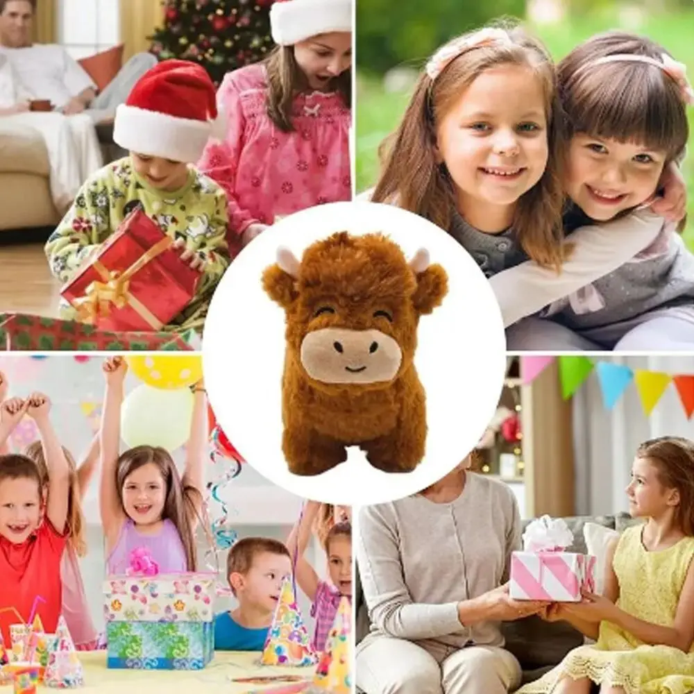 

Cute Fluffy Bull Highland Cow Legend Plushie Realistic Plush Toy Fluffy Highland Cow Soft Toy Highland Cow Stuffed Figure