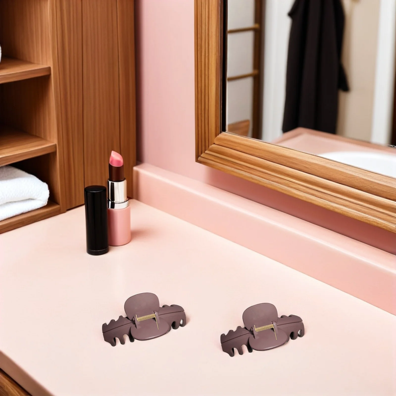 4 Stück Edelstahl-Haarnadel-Clip-Federn, V-förmige Ersatz-Metallfedern für Haarklammern, starker Halt, Haarnadel-Hardware-Reparatur