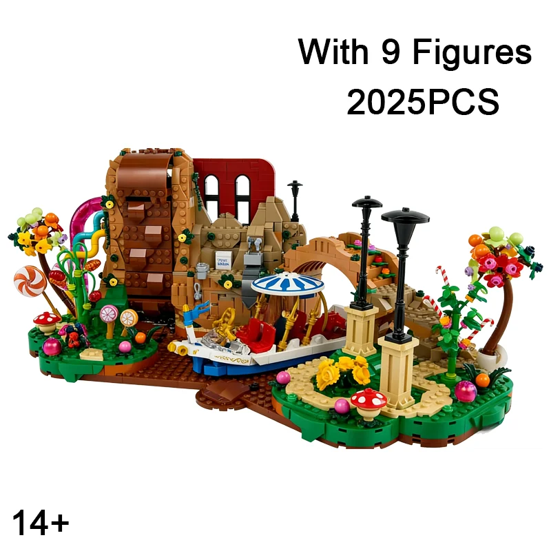 

2025PCS Creative Charlie and Chocolate Factory Building Blocks With 9 Figures Construction Bricks Toy Gift For Kid Adult Boy