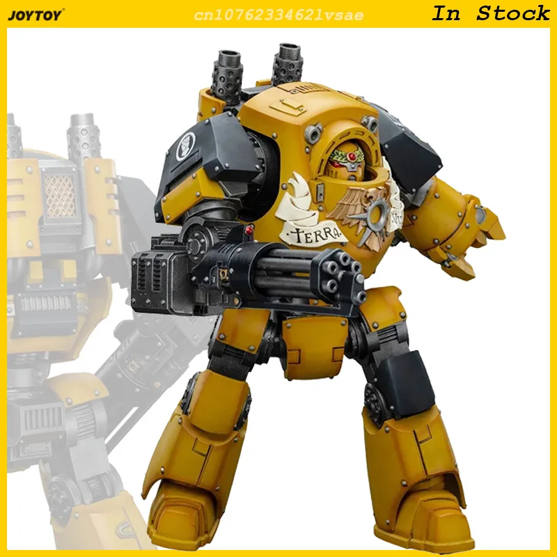 JOYTOY Imperial Fists Contemptor Dreadnought 1/18 Action Figure Mecha Warhammer 40K Anime Figure 24cm Model Collection Toy Gifts