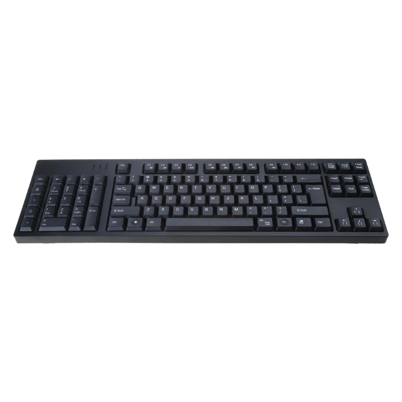 Teclado ergonómico para mano izquierda con teclado numérico integrado y 2 concentradores USB Teclados con cable 1,45 m para y