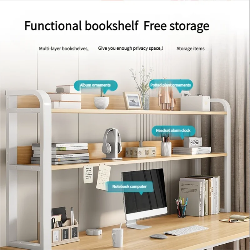 Modern Integrated Desk And Bookshelf for Home Use Simple Design with Storage Rack Ideal for Students' Study Computations