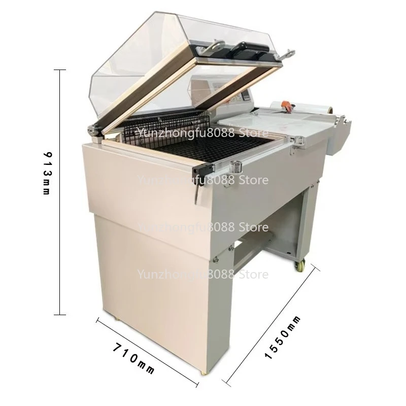 

Полуавтоматическая машина для термоусадочной упаковки «два в одном» с функцией запечатывания и резки для малого бизнеса и домашнего использования