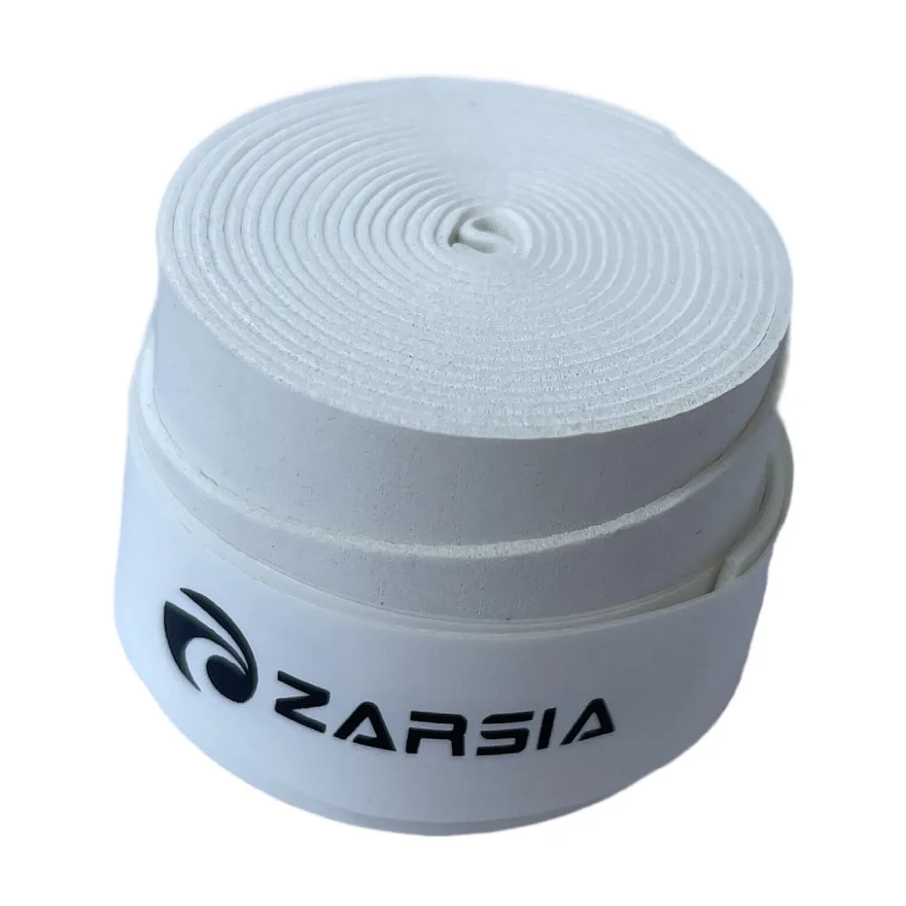 ZARSIA-Raquete de tênis branco Overgrip, sensação seca, Badminton Raquetes Overgrips, Anti Slip Sweatband, varejo, 5pcs