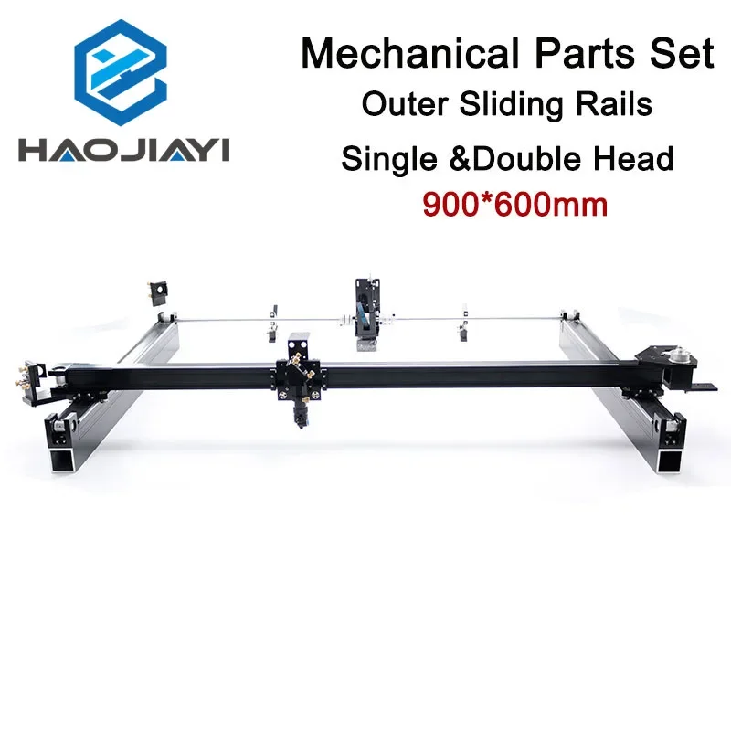 

HAOJIAYI Outer Sliding Rails 900*600mm DIY Mechanical Parts Kit for DIY CO2 Laser 6090 CO2 Laser Engraving Cutting Machine