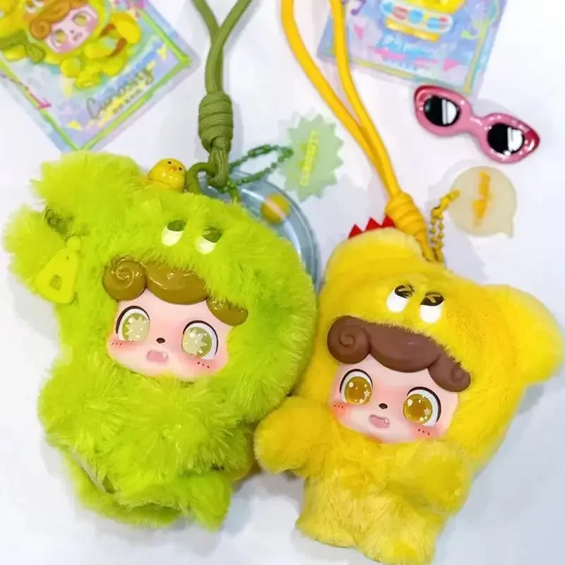 

New Q.Kid Vinyl Blind Box Pendant Emotional Furry Monster Series Action Figure Cartoon Decor Toys Cute Anime Toy Child Girl Gift