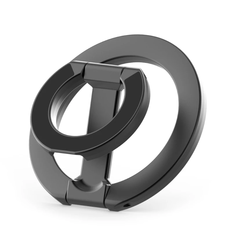 Suporte Magnético Dupla Face para Celular com Anel e Apoio para MagSafe, Compatível com iPhone 16 15 14, Huawei e Xiaomi