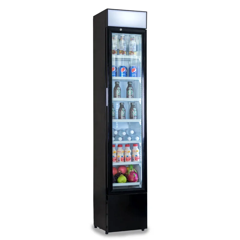 

SC105L single-door beverage refrigerated display cabinet transparent glass door cooked food refrigerator