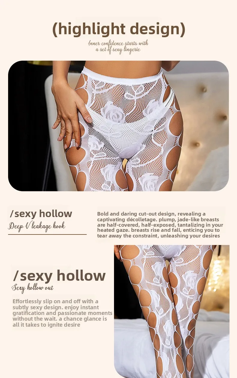 توهج الظلام شبكة صيد السمك الجوارب النسائية الضوء الأخضر جوارب الحفلات انظر من خلال شبكة كلوبوير المثيرة الملابس الداخلية ملابس رقص #4