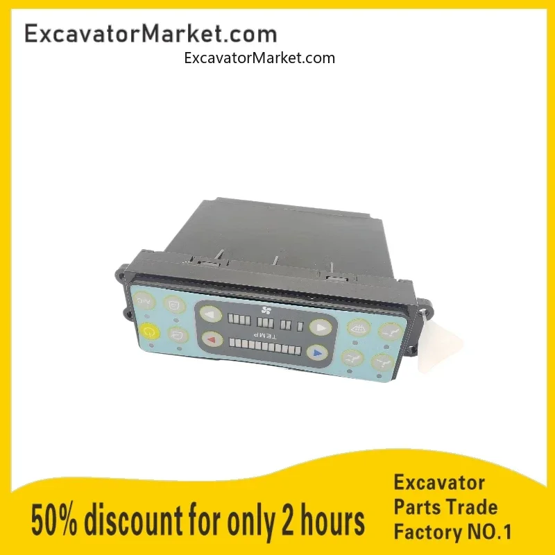 

Excavator Spare XCMG xe135, 150, 200, 225, 215, 235, 260 Excavator Air Conditioning Control Panel Controller Switch