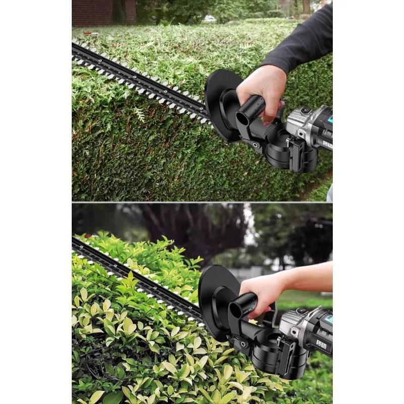 Electric hedge trimmer pruning angle grinder conversion head high power tea tree pruning flowers and grass landscaping tools