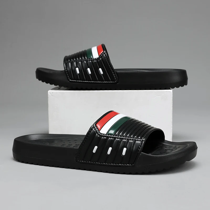 

Big Size Men'S Sandals Fashion Casual Men'S Slippers With Thick Soles Light Outdoor Hiking Wading Toe Pinch Men'S Slippers