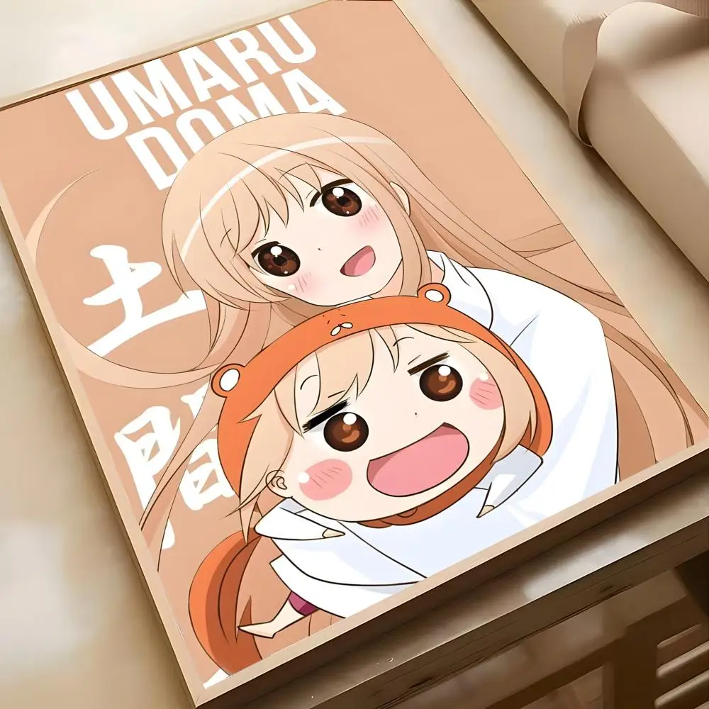 أنيمي H-Himouto Umaru Chan-MT لطيف المشارك لوحة ذاتية اللصق مع مطبوعات غرفة نوم المنزل غرفة المعيشة الديكور هدية
