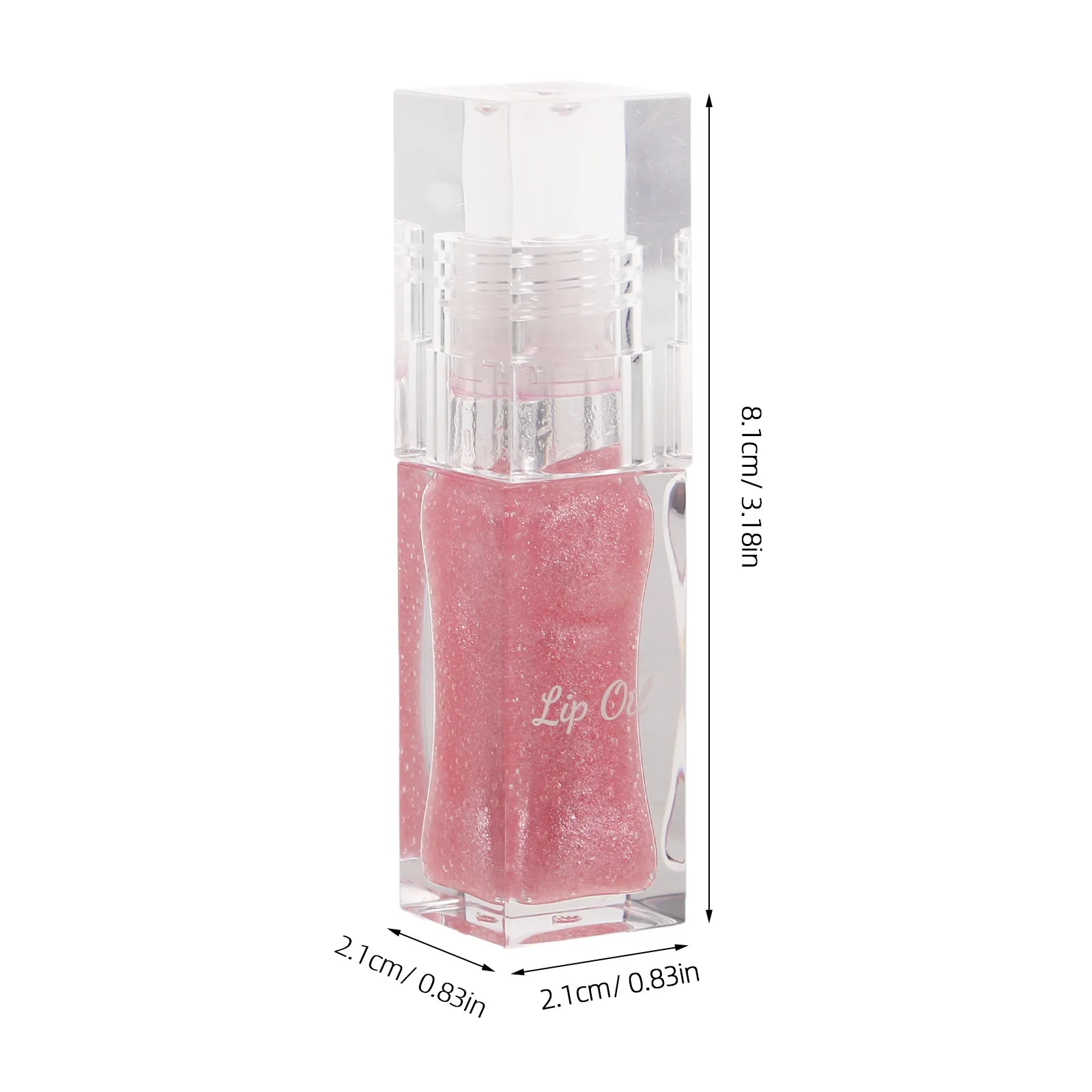 글리터 함유 컬러 체인징 립 오일 쉬머 리퀴드 립스틱 보습 립 플럼퍼 글로스 프레쉬 틴티드 밤 (촉촉하고 통통한 입술을 위한)