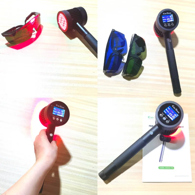 Professional 808nm 650nm Dual Wave Cold Laser Therapy Device, 5W 25 Diodes for Effective Muscle Joint Pain Relief