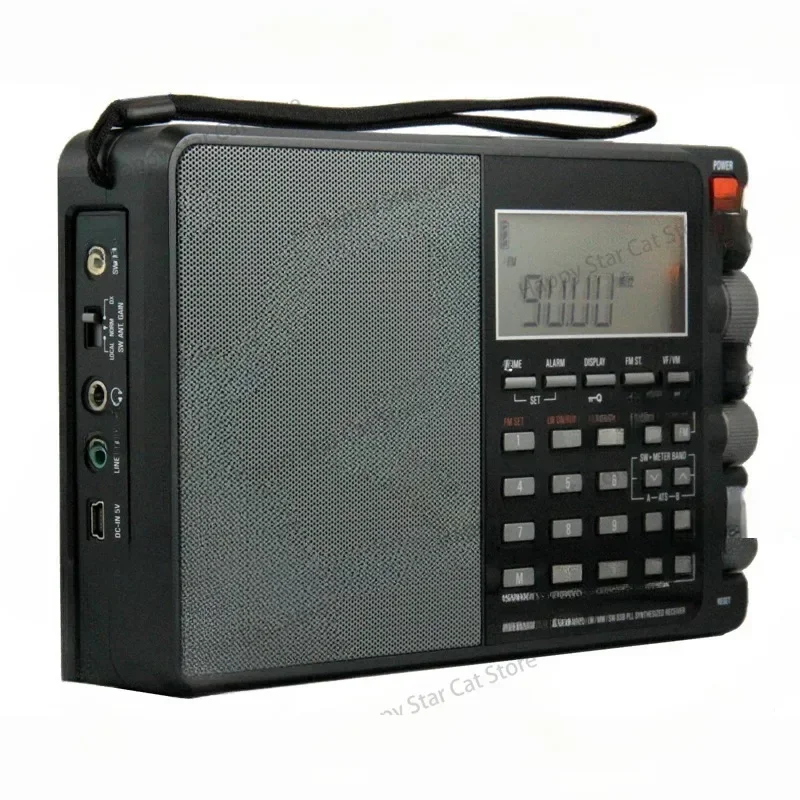 High Performance Full Band DSP Digital Tuned Radio Lithium Battery Charging Am Fm Radio Portable