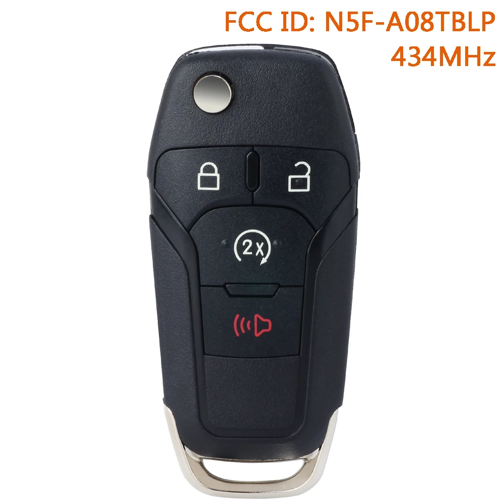 

DIYKEY N5F-A08TBLP 434 МГц Пульт дистанционного управления для автомобиля Ford F250 F-350 F-450 F-550 F-650 F-750 2023 2024 164-R8337