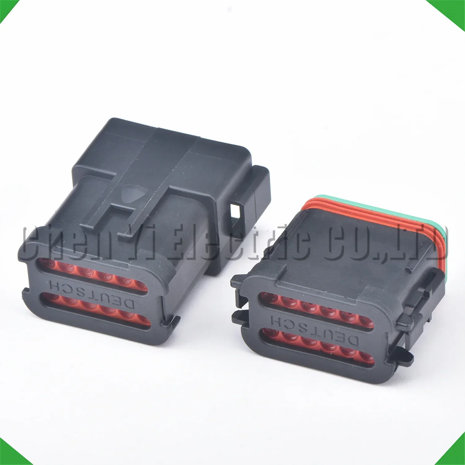 12 Pin Black DT Automotive Connectors Wire harness Plug For Deutsch DT06-12S DT04-12P DT06-12S-E005 DT04-12P-E005