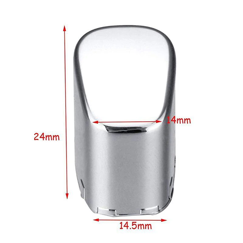 Hand Brake Button Trim Cover Chrome Handbrake Lever Parking Button Cap Silver Car Interior Cross 6Rd711333A Accessories