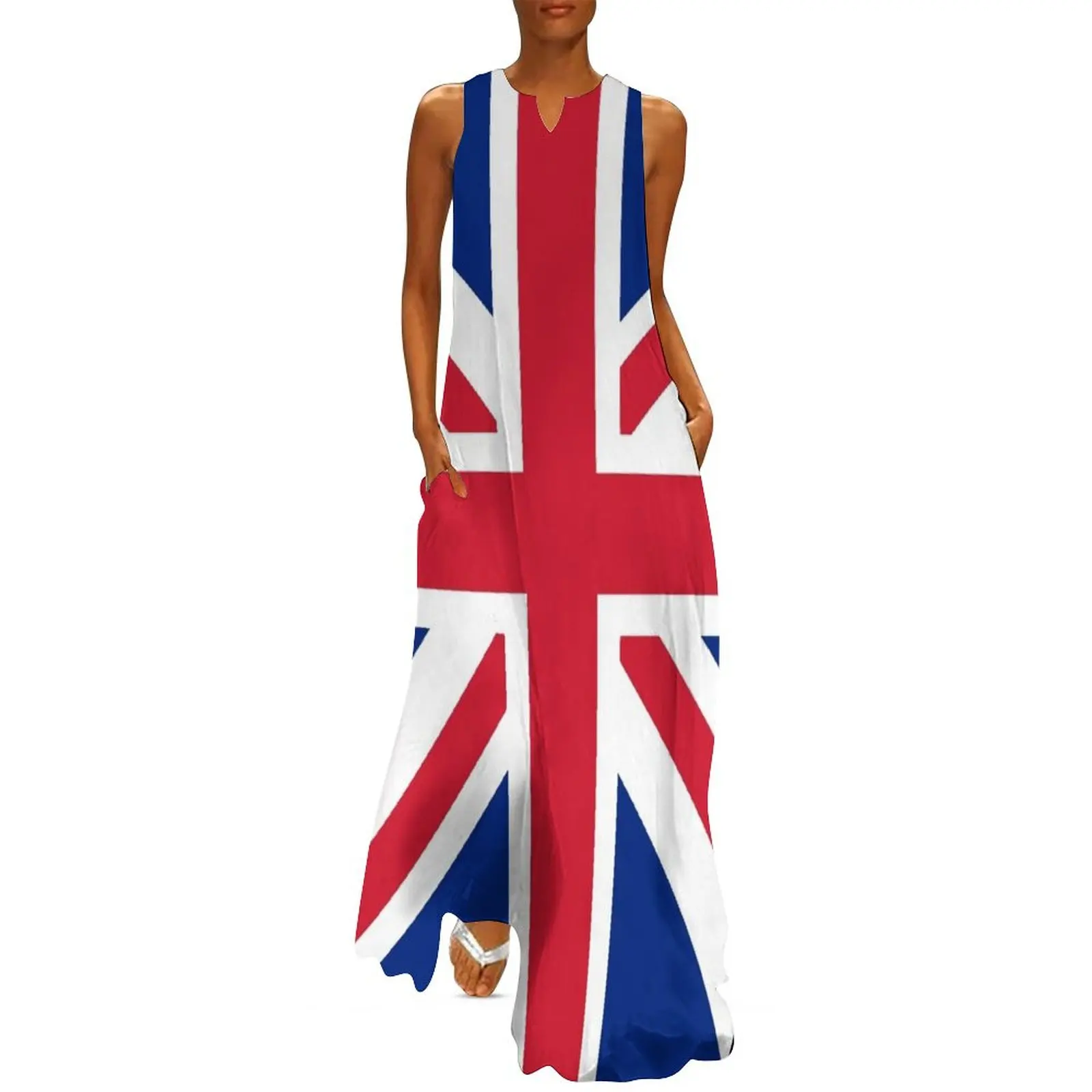 

Flag: United Kingdom Long Dress women's summer jumpsuit Casual dresses ceremony dresses Women's dress Dress