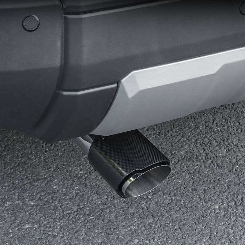 1 قطعة سيارة الفولاذ المقاوم للصدأ ماسورة العادم اكسسوارات المحدثة لتويوتا لاند كروزر 250 برادو Lc250 2024 2025