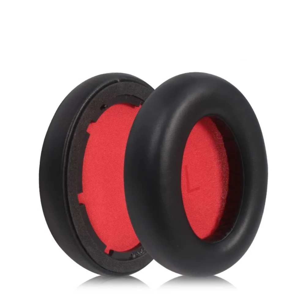 

1Pair Replacement Ear Pads Protein Leather Soft Ear Cushion Foam Sponge Headset Earmuff for 1MORE SonoFlow Headphone Accessories