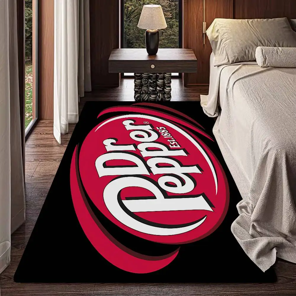 D-Dr Pepper Flurteppich, waschbar, rutschfest, für Wohnzimmer, Sofa, Stühle, Küchen-Fußmatte, Teppich