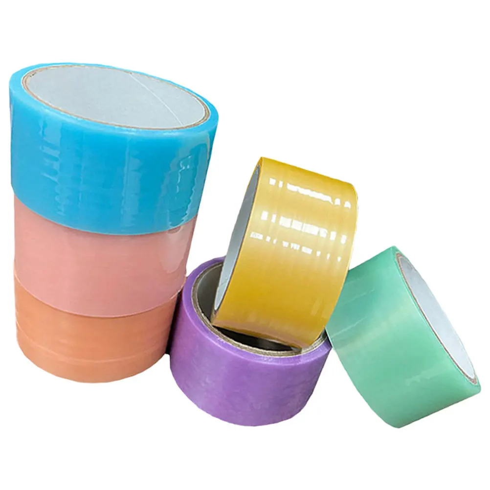 

6 Rolls Sticky Ball Tape High-Quality Colored Tapes for Decompression Fidgeting Calmness Promotion Emotional Regulation Support