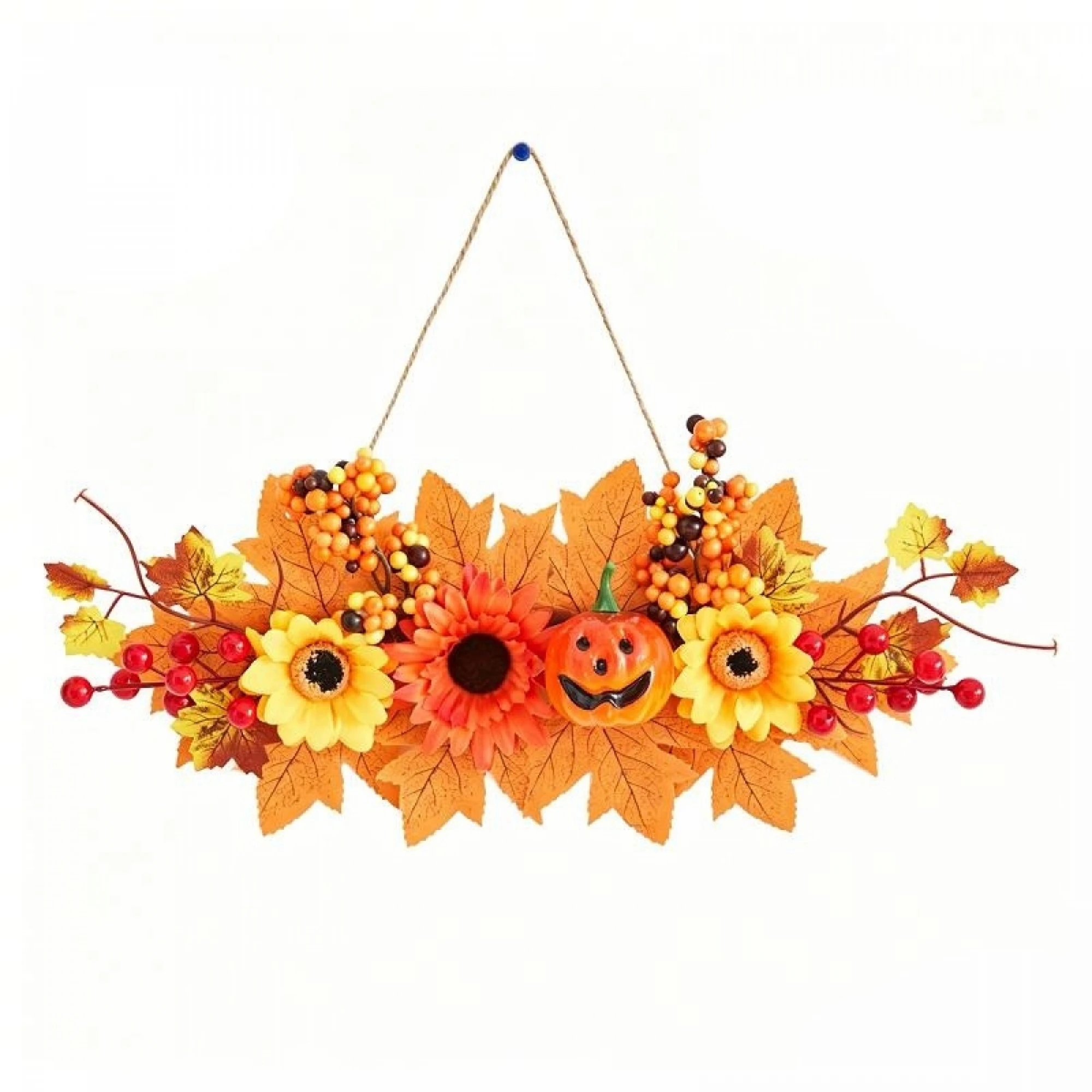 Halloween Wall Hanging Decor Autumn Maple Leaf Thanksgiving Ornaments