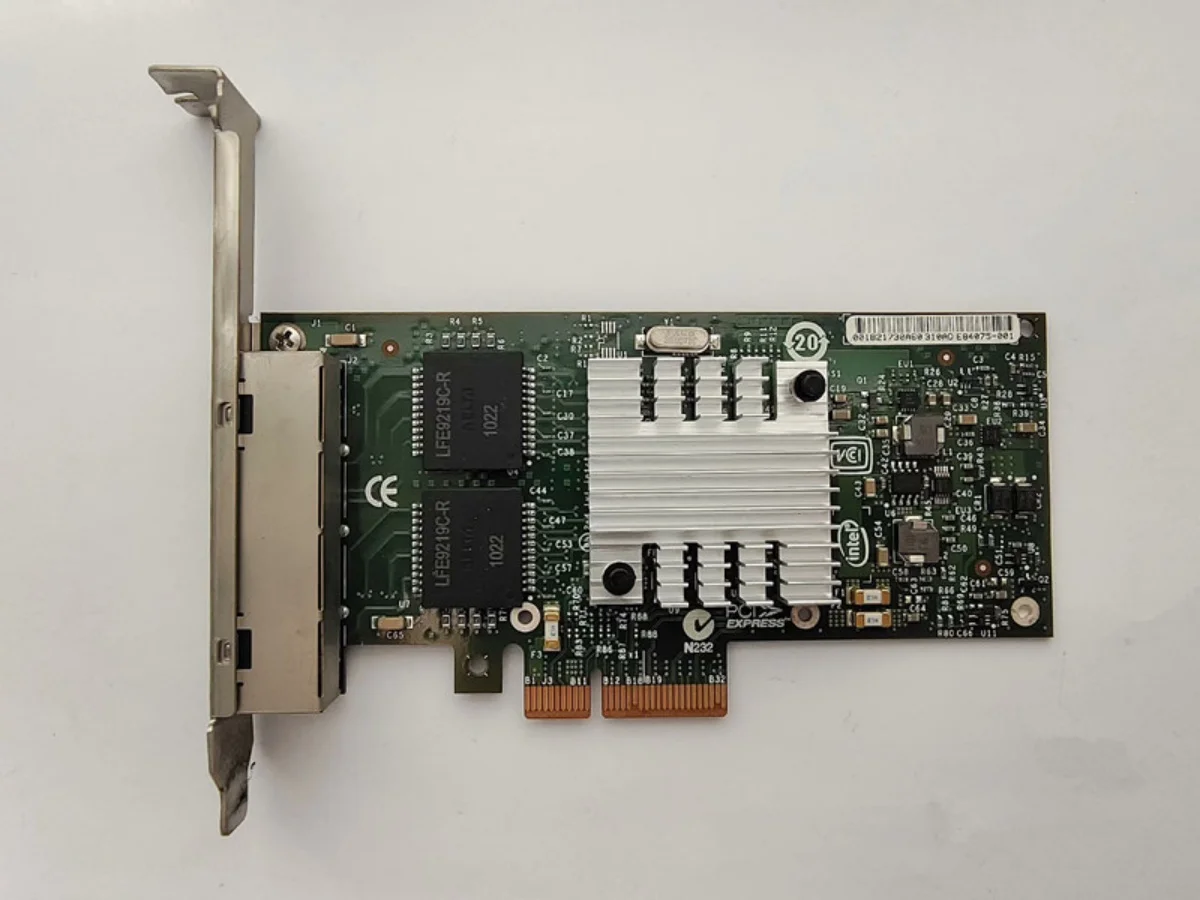 

Uesd Intel i340-T4 PCIe x4 Network Card Quad Port RJ-45 Ethernet