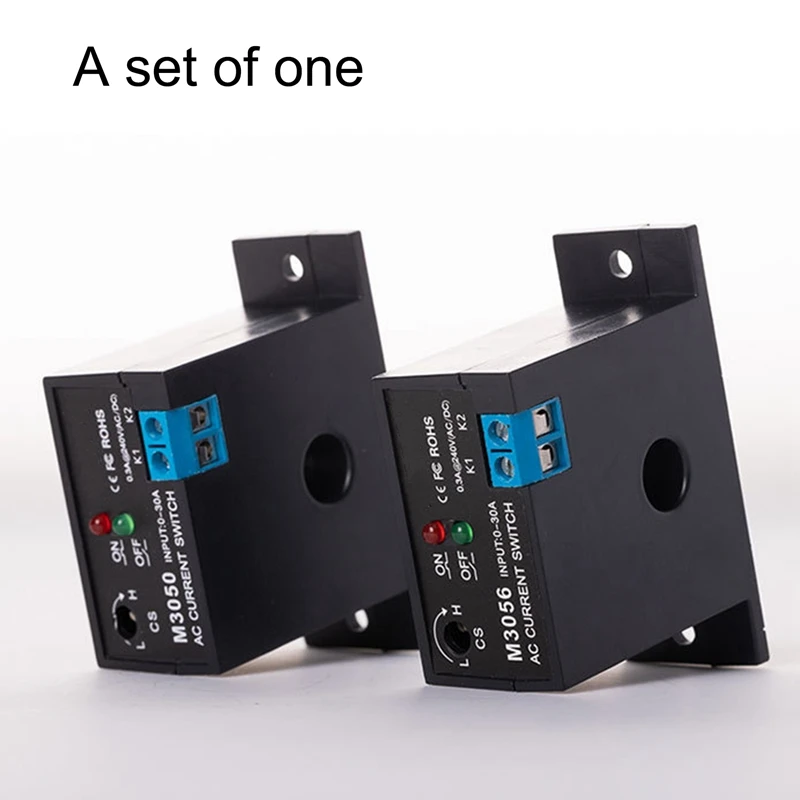 Current Sensing Switch Induction Relay AC Linkage Device Plc Signal over Limit Closed AC 0.2-30A ( NC M3056)-A23R