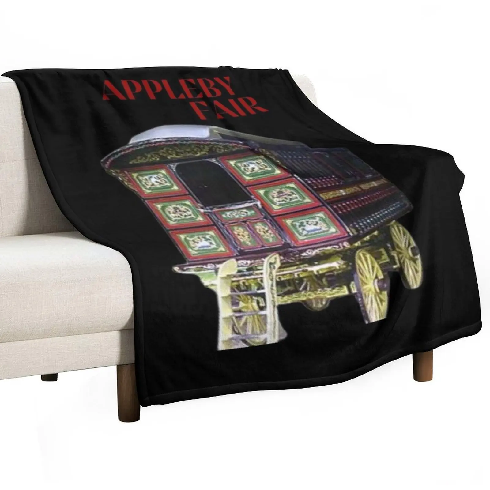 Плед Appleby Fair Vardo Gipsy Wagon Caravan, тонкий плед для зимних кроватей, плед для дивана-кровати на Хэллоуин, теплые зимние пледы.