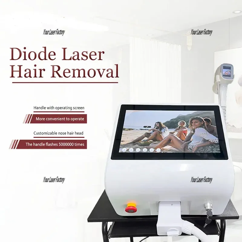 

2025 Newest Portable Diode Laser Permanent Hair Removal Machine Profesional 3500w 808nm 3 Wave Alexandrite 755nm Equipment