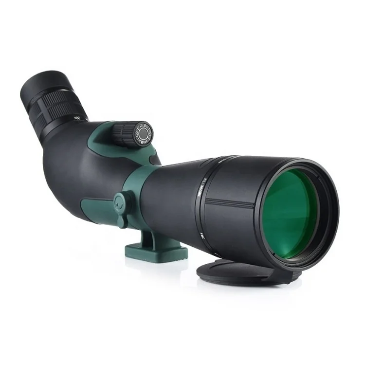 High Quality 20-60x60 Zoom Spotting Scope with Bak 4 Prism Glass Lens for Bird Watching Camping & Shooting-24-Month Warranty
