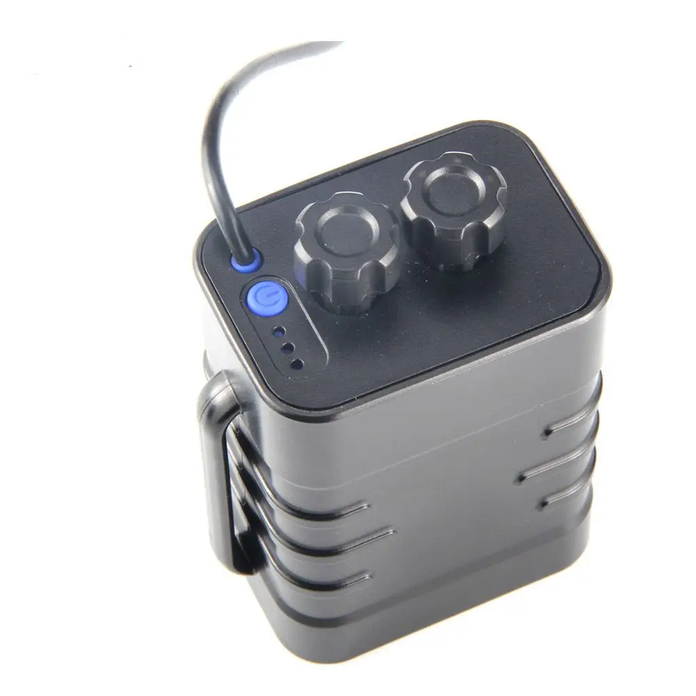 Waterproof 12V DIY Battery Pack 18650 Battery Box with Cable 5V USB/12.6V DC Output Battery Charger