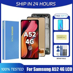 A52 4G AMOLED Display For Samsung A525F A525F/DS A525M A525M/DS LCD Display Touch Screen Digitizer Assembly Replacement