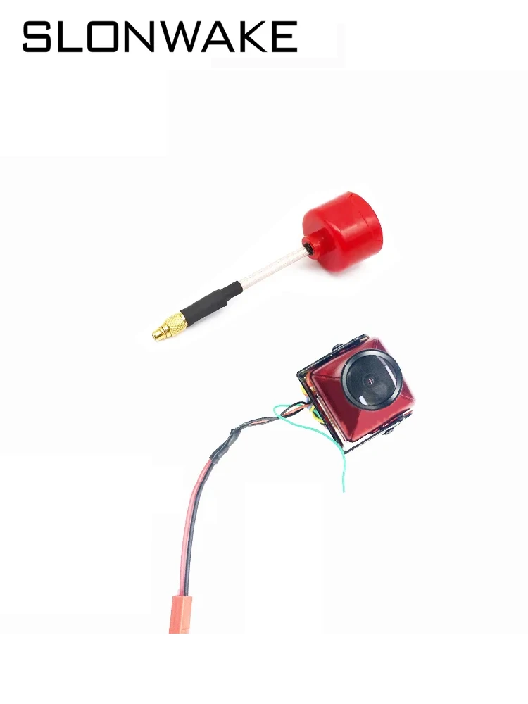 5.8G 48CH 200mW adjustable FPV Transmitter Raceband 1000TVL Mini FPV Micro AIO 180 angle Camera Supports image flipping for RC