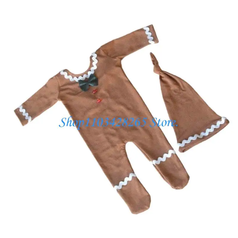 مجموعة أزياء الطفل تحت عنوان رومبير ناعم قابل للتمدد وغطاء رأس طويل الذيل دعائم قبعة لحديثي الولادة صور العطلات G2TE