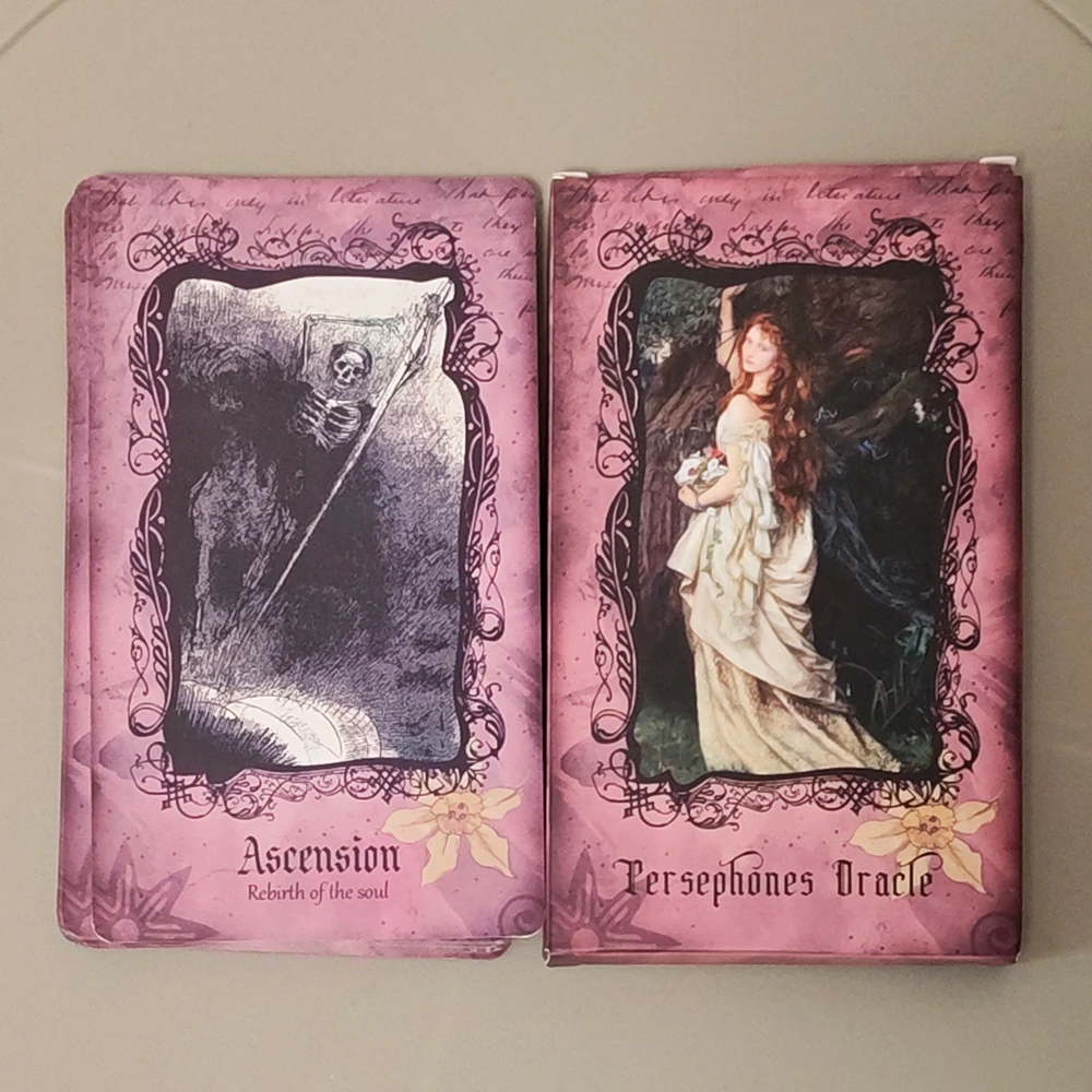 Persephone Oracle Cards Shadow Work Goddess Deck 22 Pcs Oracle Cards 12*7cm