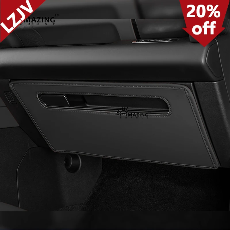 LZJV For Chery Jetour G700 2025 2026 Glove Box Cover Trim Leather Sticker Copilot Anti Kick Protection Patch